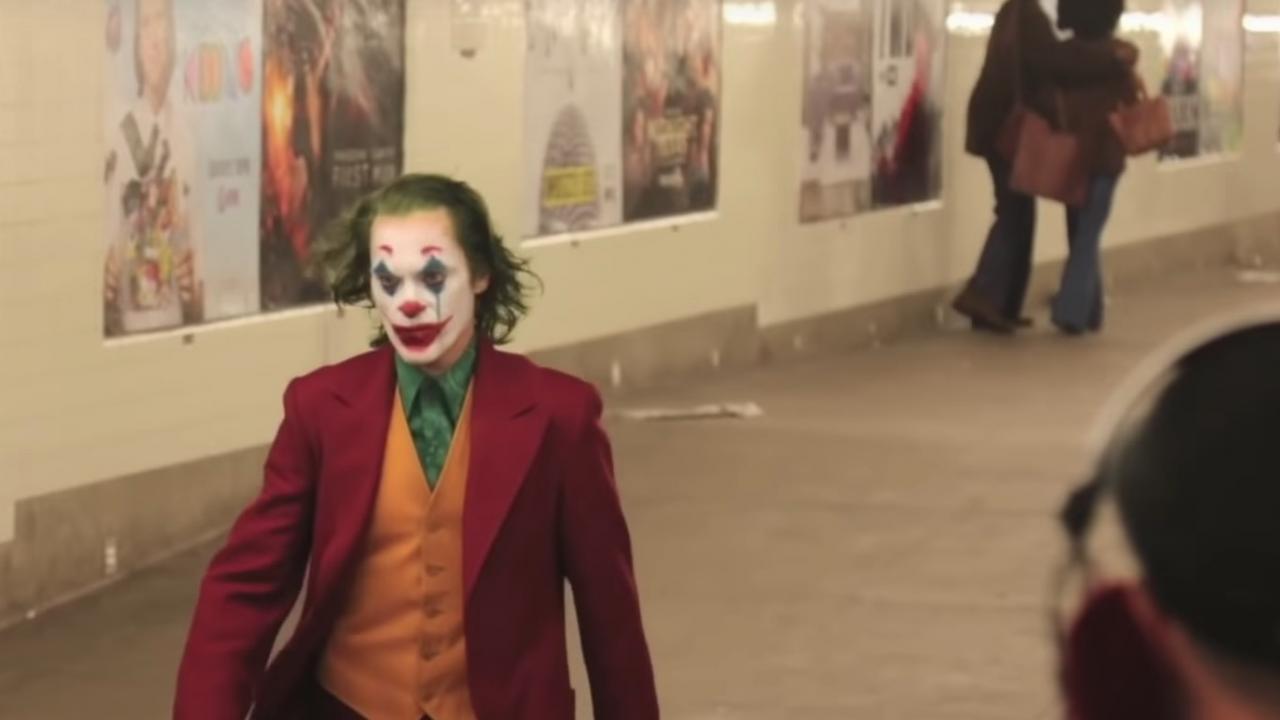 Joker métro Joaquin Phoenix