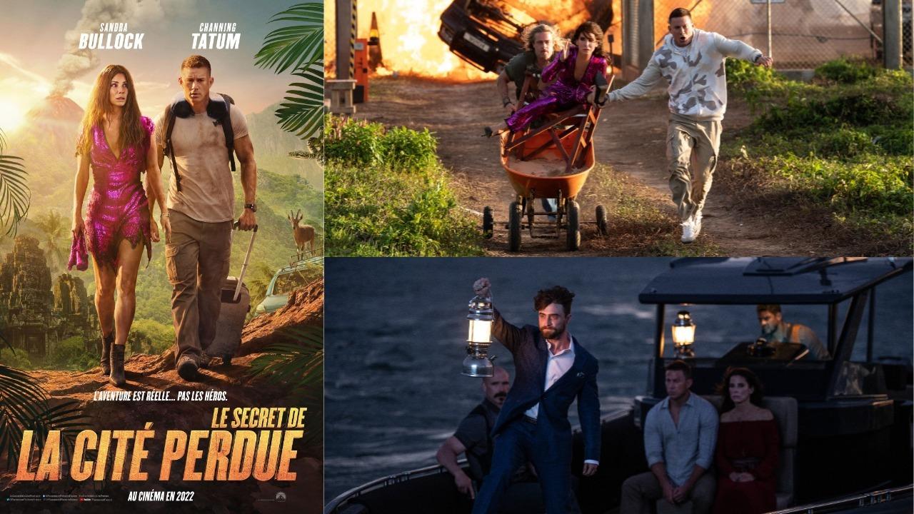 Le trailer délirant de The Lost City avec Sandra Bullock, Channing Tatum, Daniel Radcliffe et Brad Pitt
