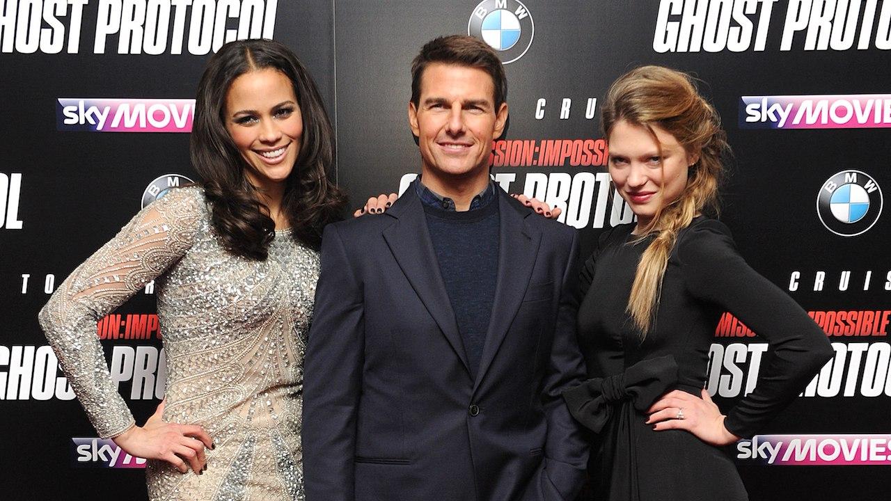 Paula Patton, Tom Cruise et Lea Seydoux à la première Mission Impossible : Protocole Fantôme (2011)